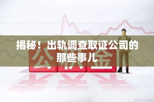 建瓯揭秘！出轨调查取证公司的那些事儿